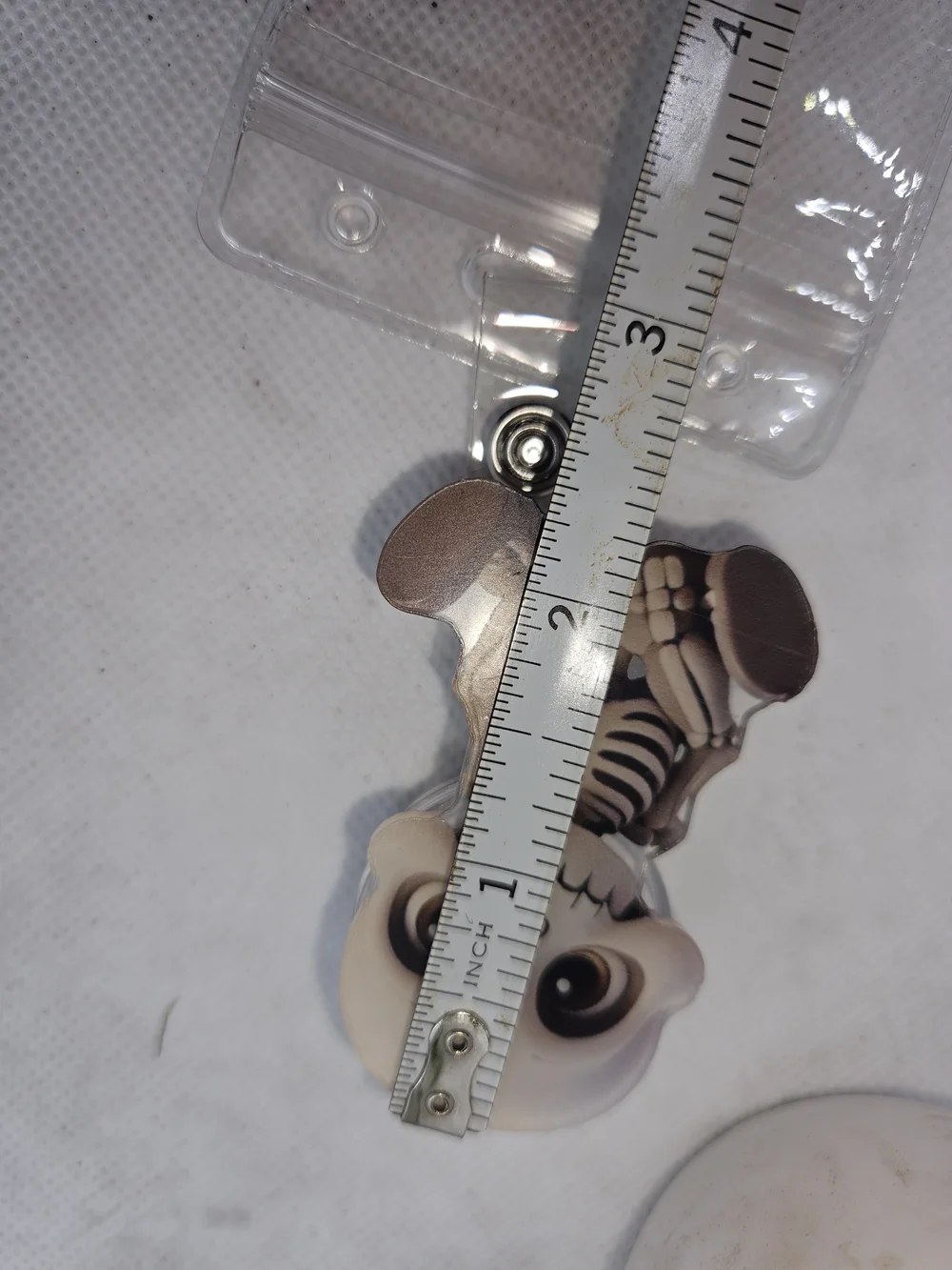 Clear Transparent Card Holder Lanyard - Black Strap